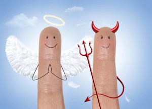 angel and devil - happyfinger